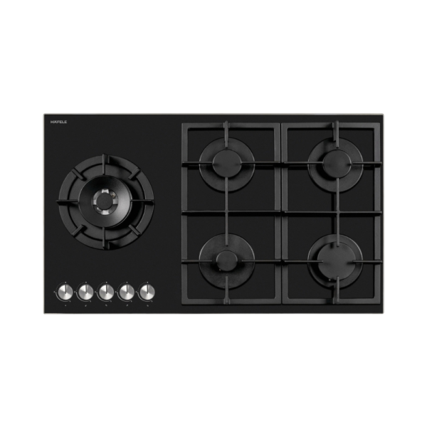 Hafele Gazlı Ocak Gourmet 90 cm Siyah